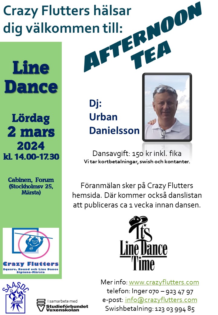 Afternoon Tea Line Dance - 2 mar 2024 Image