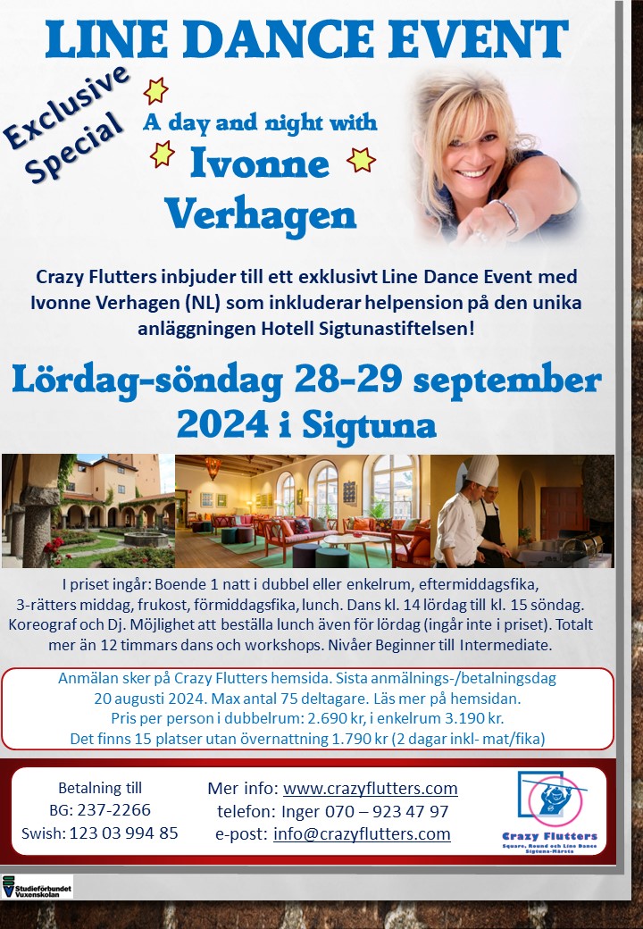 Line Dance Event - Ivonne Verhagen 28-29 sep Image